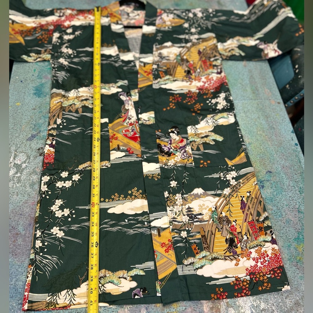 Hunter Green & Mtellic Kimono 👘 - Picture 15 of 15